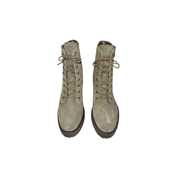 Cole Haan Greenwich Women's Berkshire Suede Lace-up Boots Size 7 - Picture 4 of 12